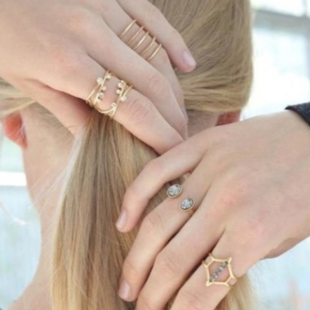 :: Stella & Dot💫✨Celestial Sparkle Ring - Picture 4 of 7